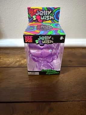 NeeDoh Jolly Squish Purple Super Solid Squish Toy